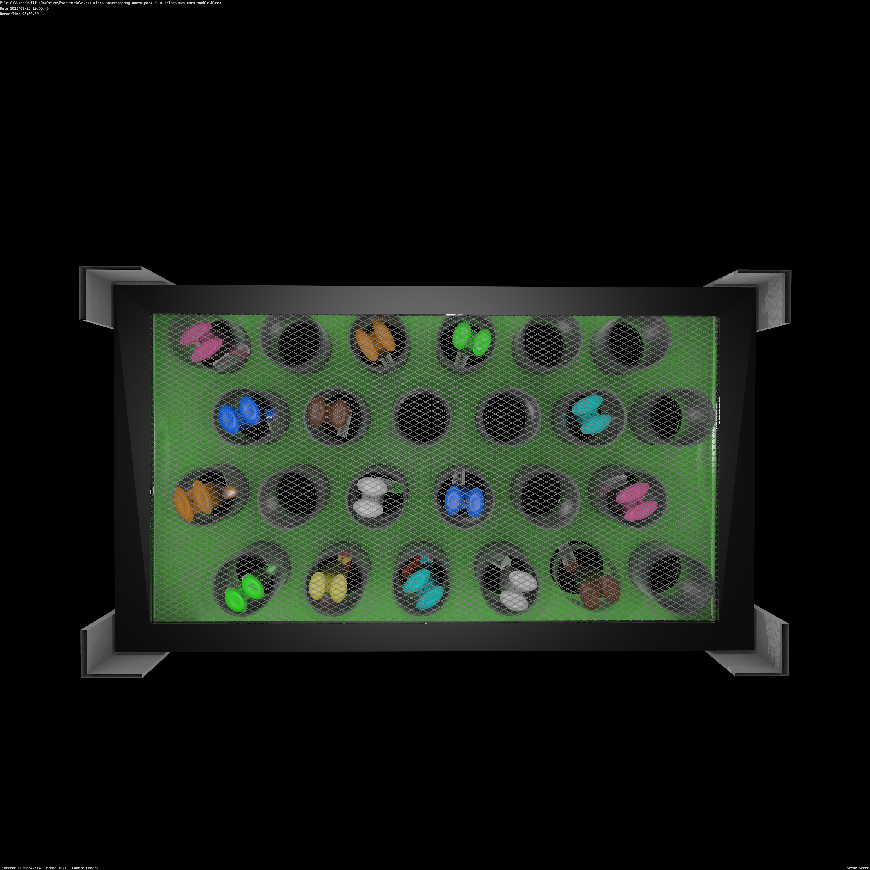 Bandeja Organizadora para Cepillos de Dientes - Uso Escolar - Metacrilato